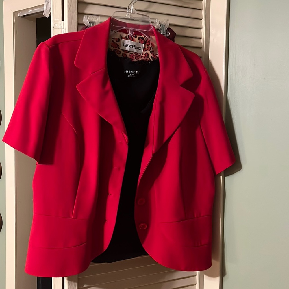 Cute red blazer. In great condition.